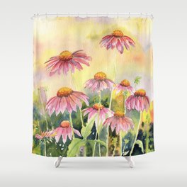Cone Flowers Shower Curtain