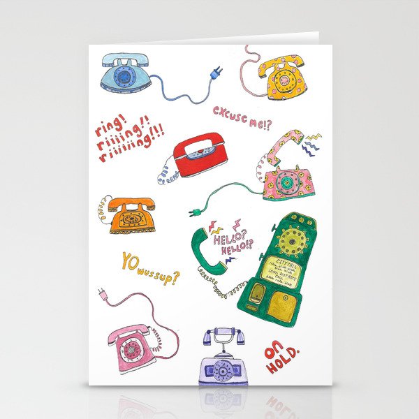 Ring Ring! Stationery Cards