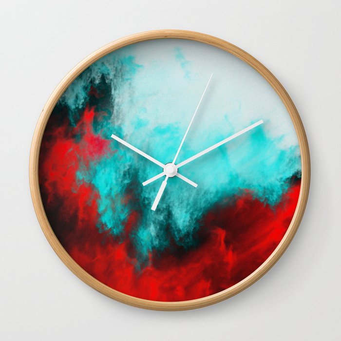 Painted Clouds III.1 Wall Clock
