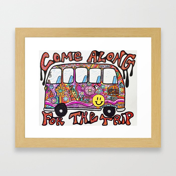 Come Along for the Trip Framed Art Print