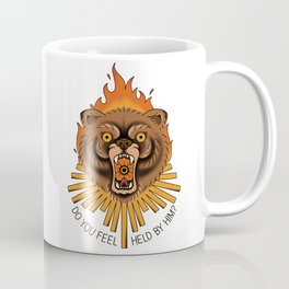 burning bear Coffee Mug