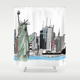 New York. Shower Curtain
