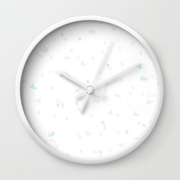 Confetti Party Wall Clock