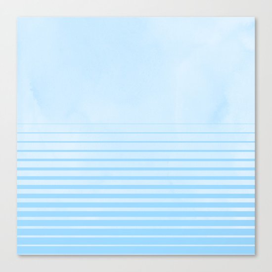 Sweet Life Collection Gradient Blue Raspberry Canvas Print
