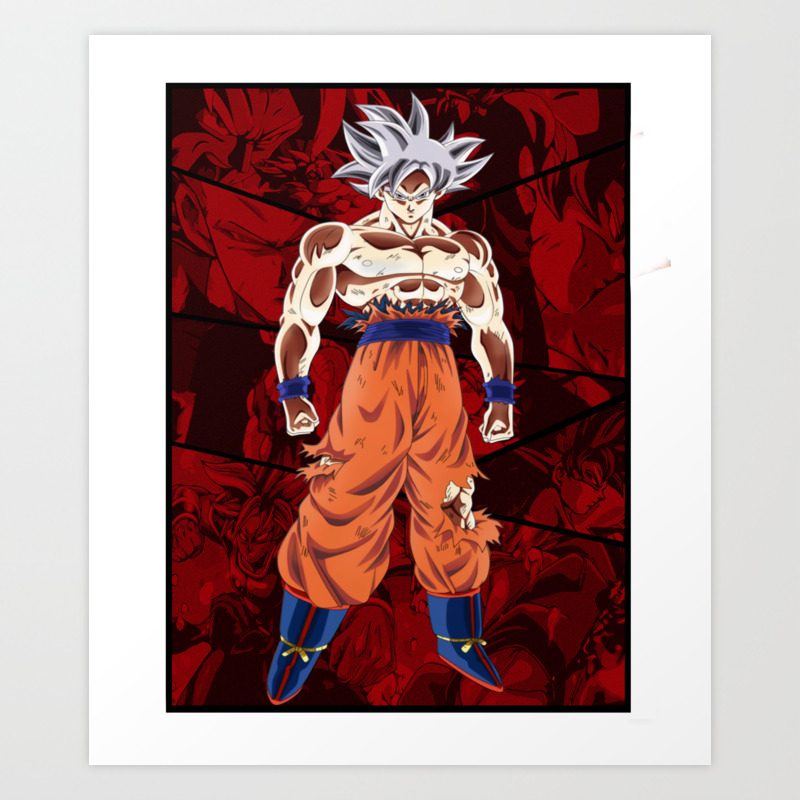 Goku Ultra Instict Vs Broly Art Print By Makaiworld Society6 Goku vs broly, saitama vs broly, and finally goku & saitama vs broly! society6