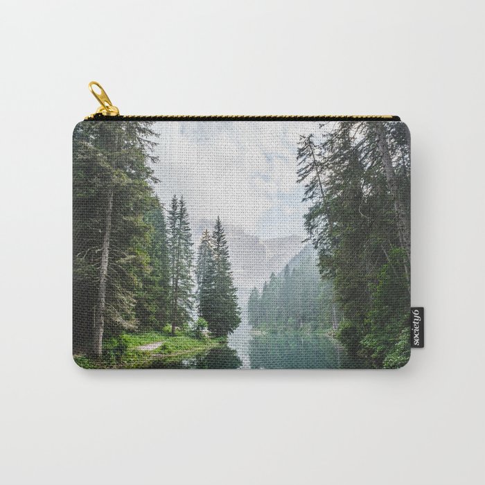 Forest Reflection in Italy Carry-All Pouch