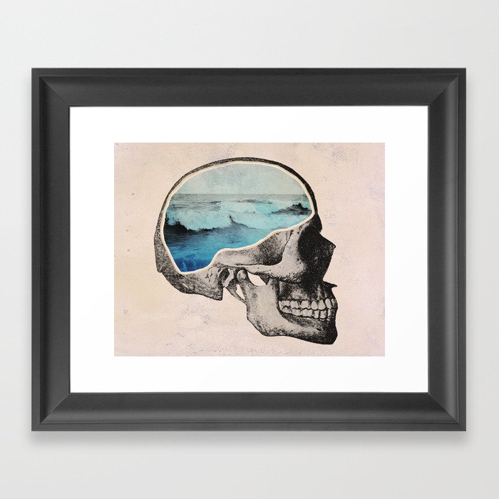 Brain Waves Framed Art Print