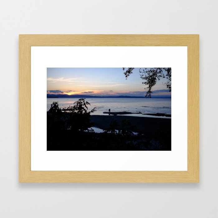 Lake Champlain Framed Art Print