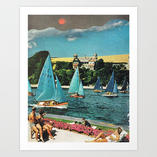 relax in oregon... Art Print