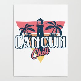 Cancun chill Poster