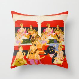 SOME ANCIENT INDIANS I Throw Pillow