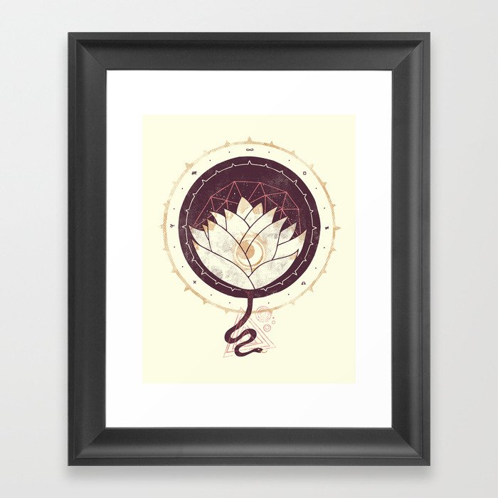Lotus Framed Art Print