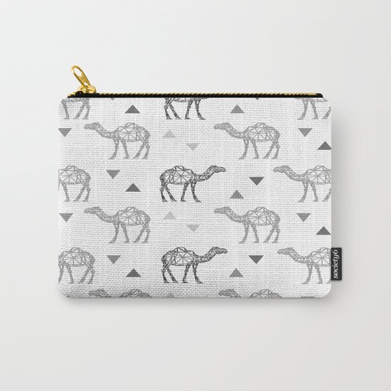 Camel Pattern Carry-All Pouch