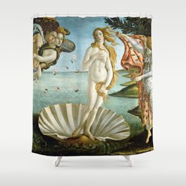 Venus by Botticelli  Shower Curtain