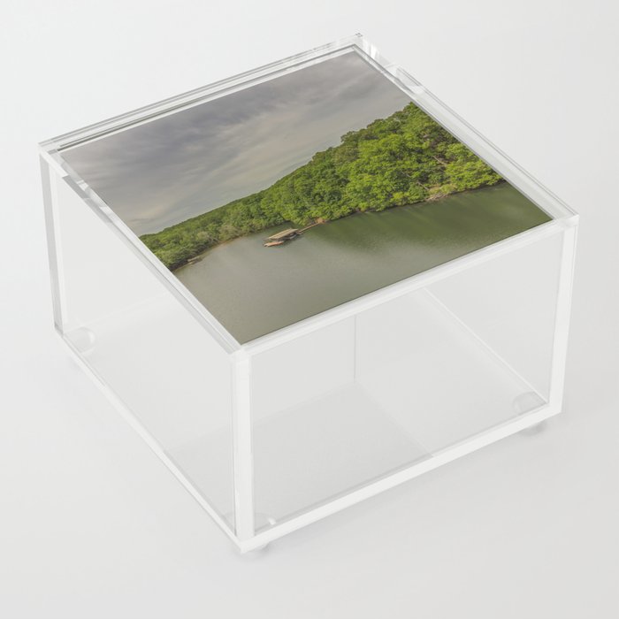 lake in the forest Acrylic Box