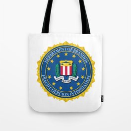 FBI, DEPARTMENT OF BRANDON Tote Bag