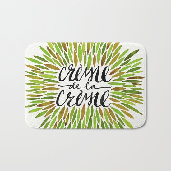 Crème de la Crème – Olive Palette Bath Mat