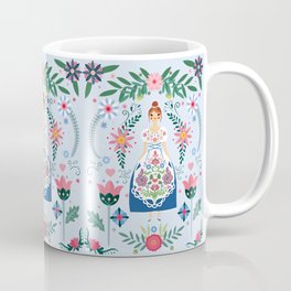 Fairy Tale Folk Art Garden Coffee Mug
