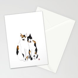 Loving cats Stationery Cards
