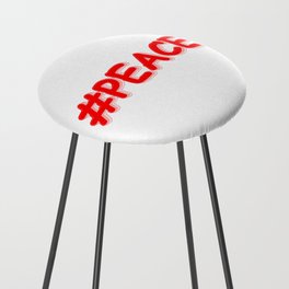 "#PEACE" Cute Design. Buy Now Counter Stool