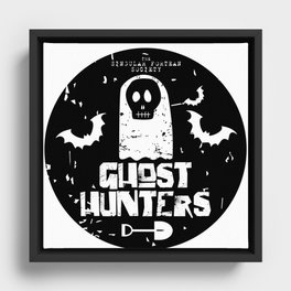 The Singular Fortean Society Ghost Hunters Framed Canvas