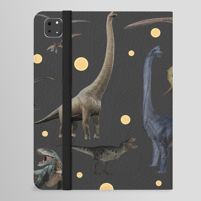 65 MCMLXV Prehistoric Dinosaurs Pattern iPad Folio Case