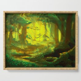 Into the Forest of Light Serving Tray