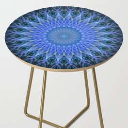 Winter Mandala Side Table