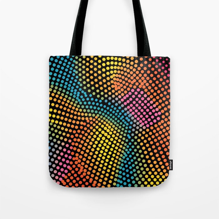 Vibrant Dotted Minimal Colored Pattern - Contemporary Elegance for Stylish Spaces Tote Bag