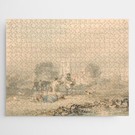 J.M.W. Turner "Autumn Sowing of the Grain" Jigsaw Puzzle