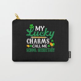 St Patrick's Day Lucky Charm School Secrectary Carry-All Pouch