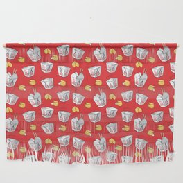 Chinese takeout - red Wall Hanging