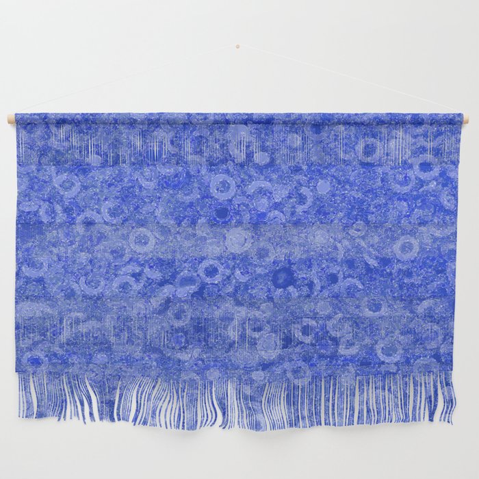 BLUE MASH UP. Wall Hanging