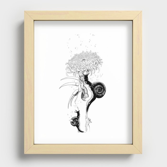 Snails n' Claws Recessed Framed Print