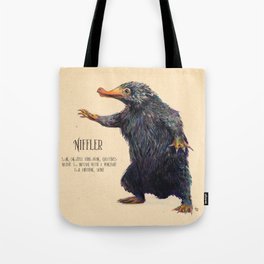 Niffler art Fantastic Beasts Tote Bag