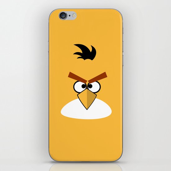 Yellow and Angry iPhone Skin
