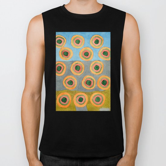 Circles in Front of the Beach Biker Tank
