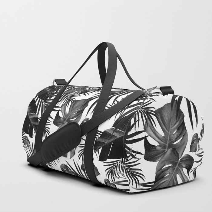 Tropical Jungle Leaves Pattern #10 (2020 Edition) #tropical #decor #art #society6 Duffle Bag