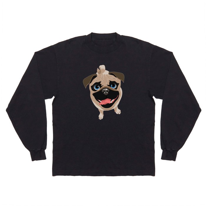 Funny Pug Dog Long Sleeve T Shirt