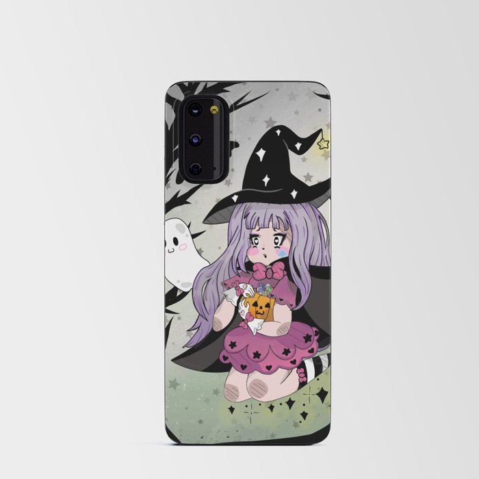 Cute N Spooky Ghost Witch Android Card Case