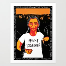 RESIST Together Art Print