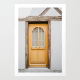 French Dreams Series "Yellow Door" | Travel Photography France Art Print