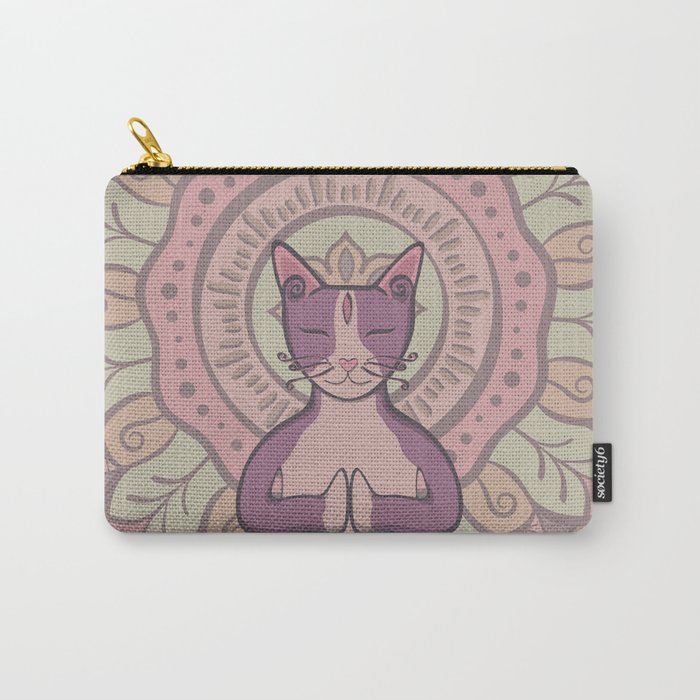 Namaste Cat Carry-All Pouch