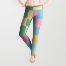 multicolored checkers Leggings