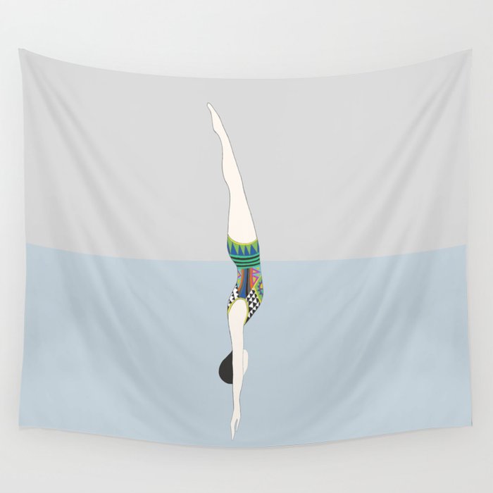 Diving Wall Tapestry