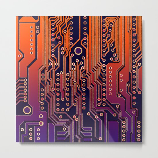 PCB / Version 4 Metal Print