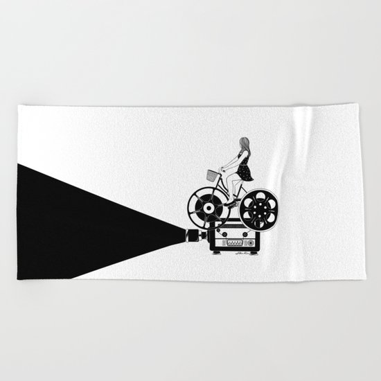 Cinema Paradiso Beach Towel