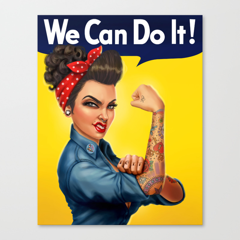 We Can Do It Rosie Riveter Purse Hanger