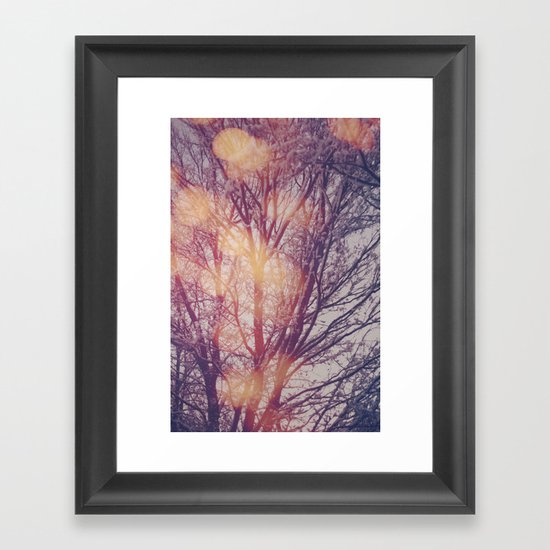 All the pretty lights (1) Framed Art Print