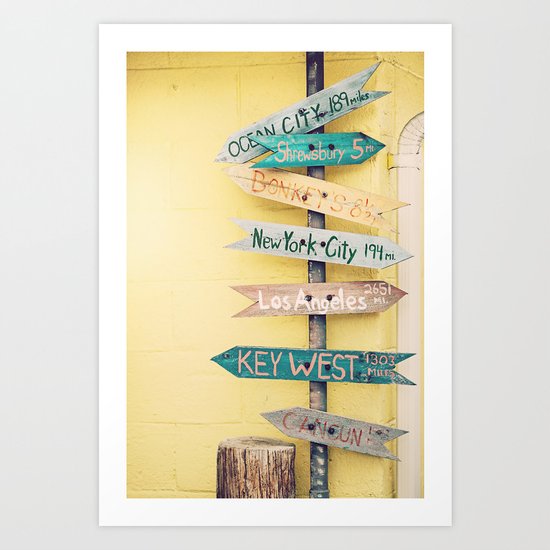 Going Places Art Print